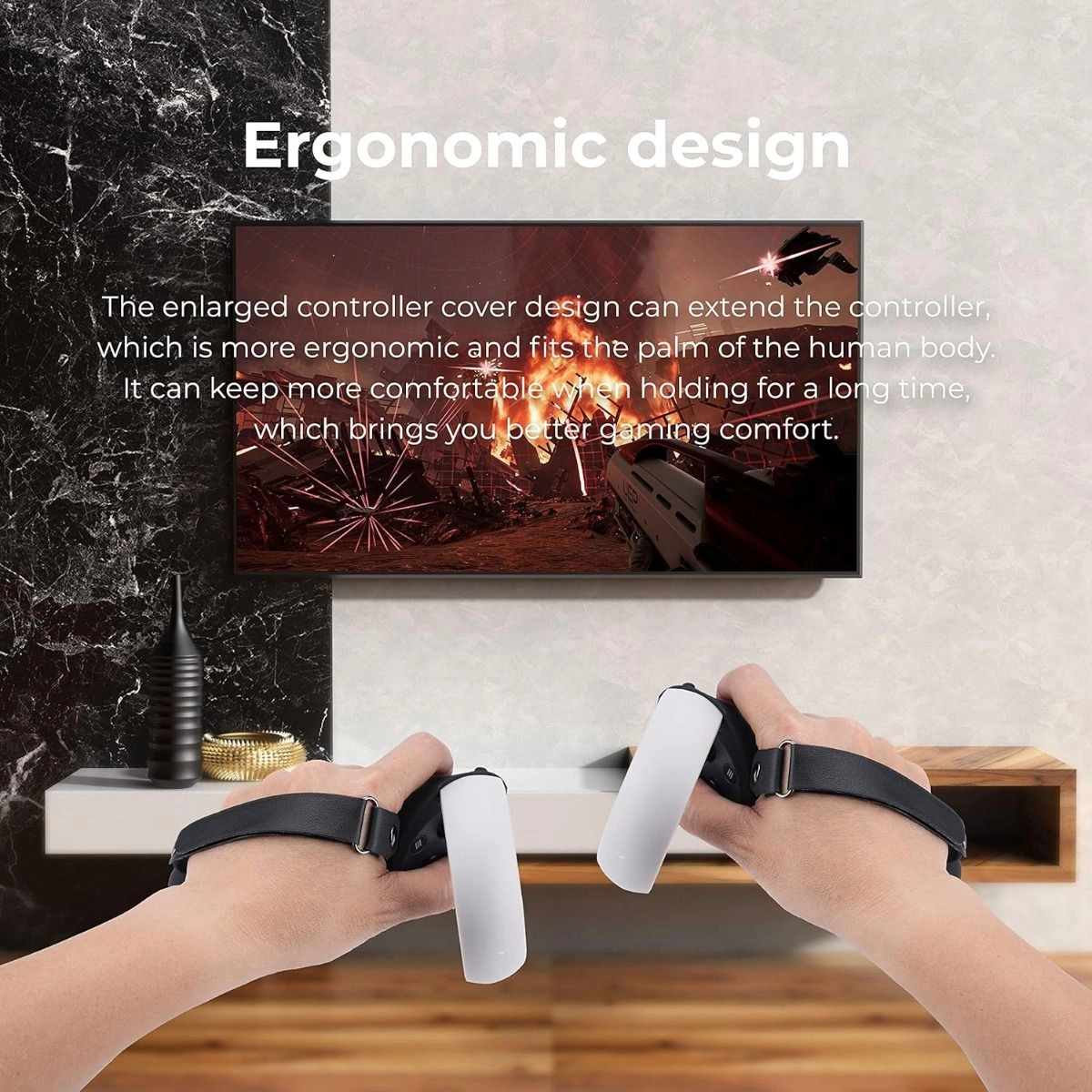 Quest 3 Blupebble Elite Silicone Hand Grip Cover - PC