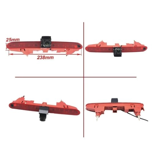 AHD 1080P Wireless Brake Light Camera - Night Vision 1920x1080P 2.4G Wireless + 5 inch HD Monitor - 800x480