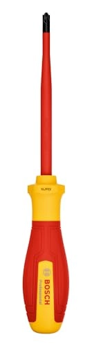 VDE Insulated Slotted and Pozidriv Screwdriver PZ2 x 125mm
