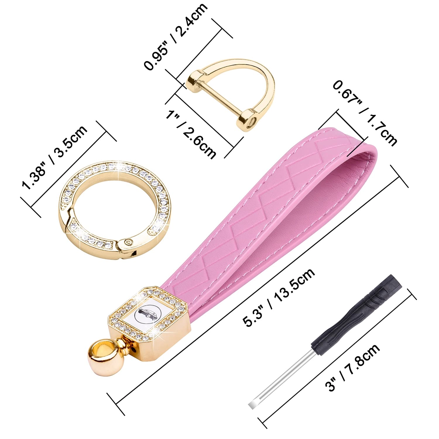 Bling Car Keychain - Car