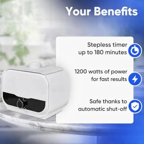 Upright Garment Steamer - 1400W Automatic Inflatable Form