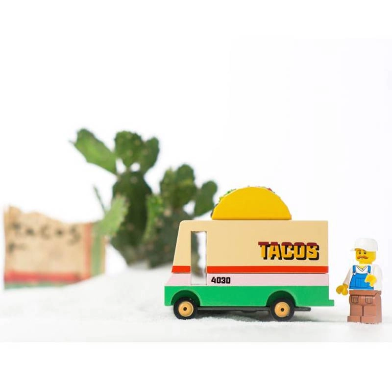 Taco Truck - Solid Beech Wood ABS plastic wheels