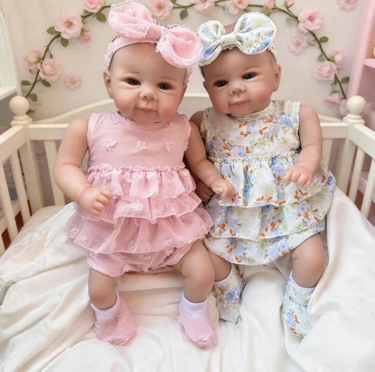 Loulou Reborn Baby Doll - 20 inch Silicone Vinyl Girl Ages 3+