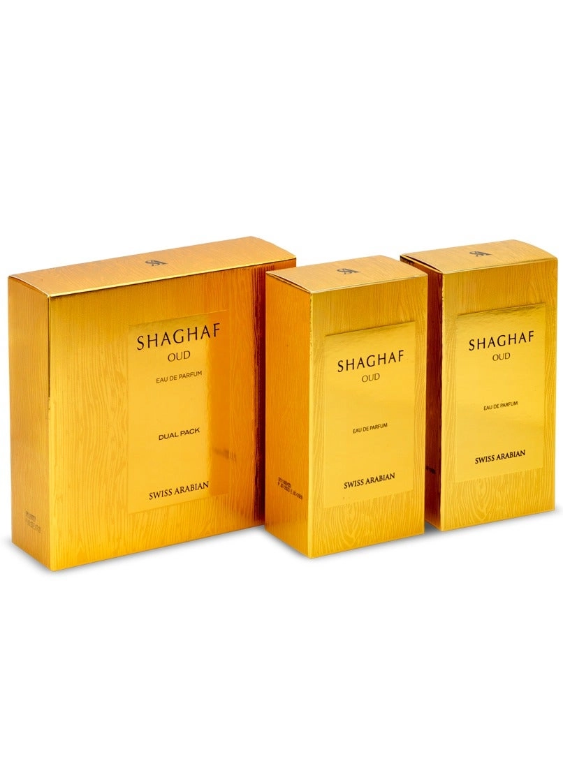 Shaghaf Oud Eau de Parfum 75ml Dual Pack