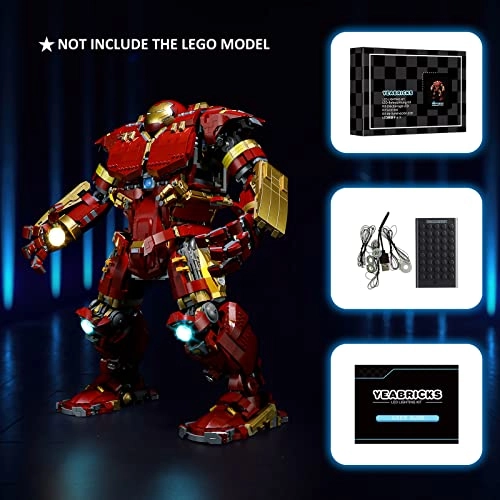 LED Light for Lego-76210 Marvel Hulkbuster