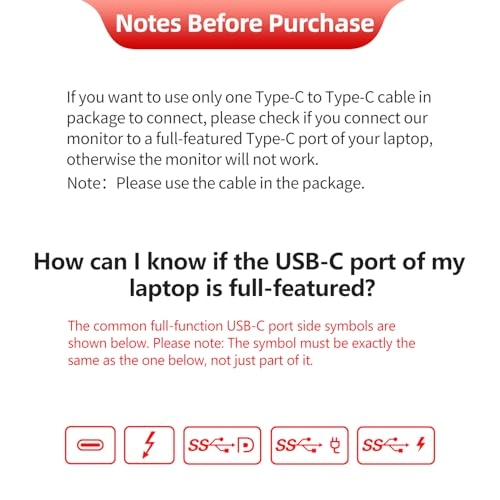 Dual Laptop Screen Extender - 14" 1080P IPS USB-C