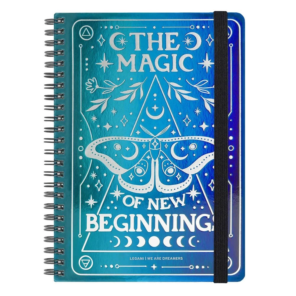 Legami Spiral-Bound Notepad A5 Spiral - Lined 160 Pages