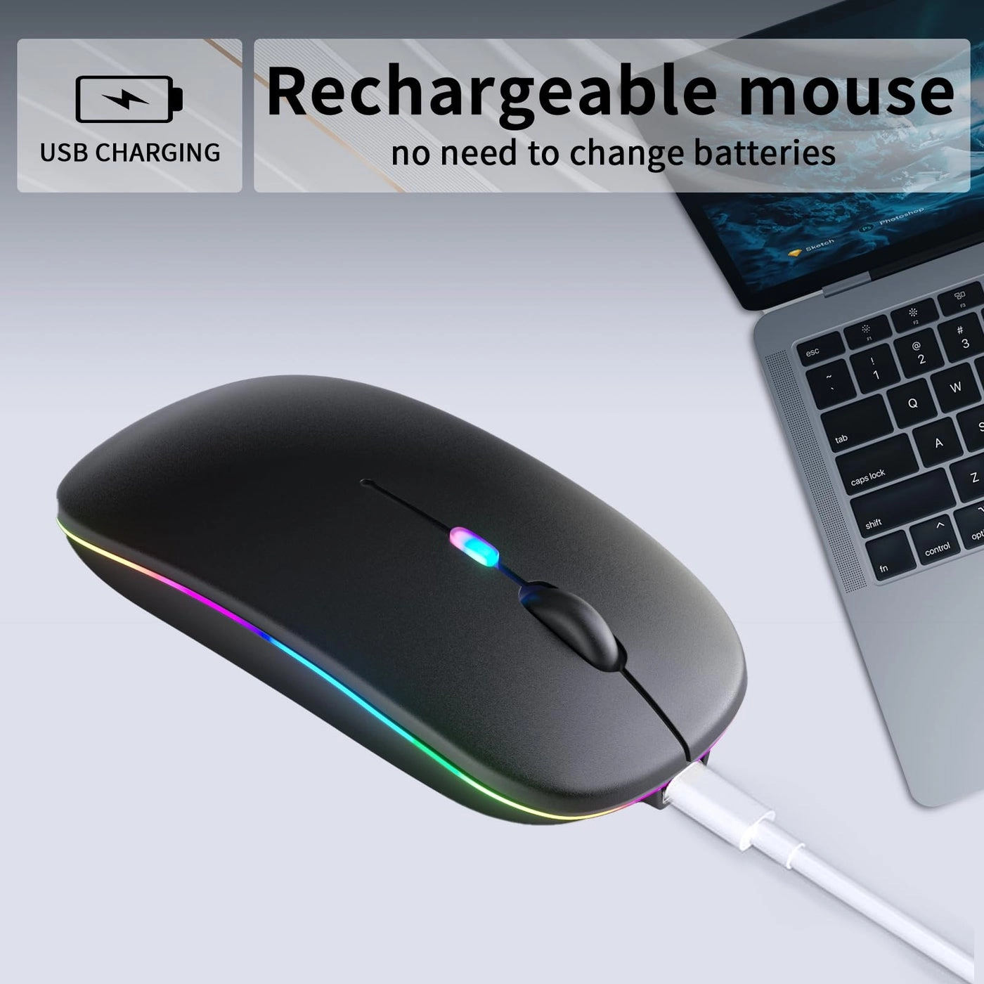 BIIOONES Mouse - Bluetooth USB