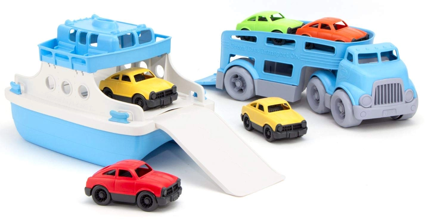 Green Toys Ferry Boat Car Carrier