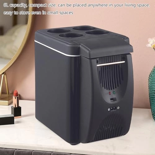 Portable Car Mini Fridge - 12V Cooling Heating