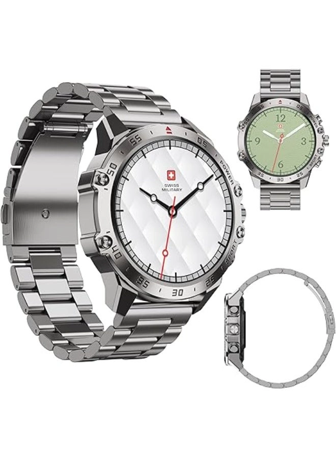 DOM5 - 1.43" Silver Frame