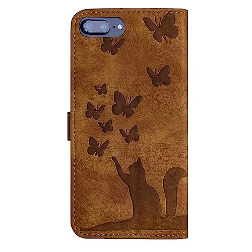 Flip Phone Cover Wallet Protective Case for iPhone 7 Plus/8 Plus - PU Leather