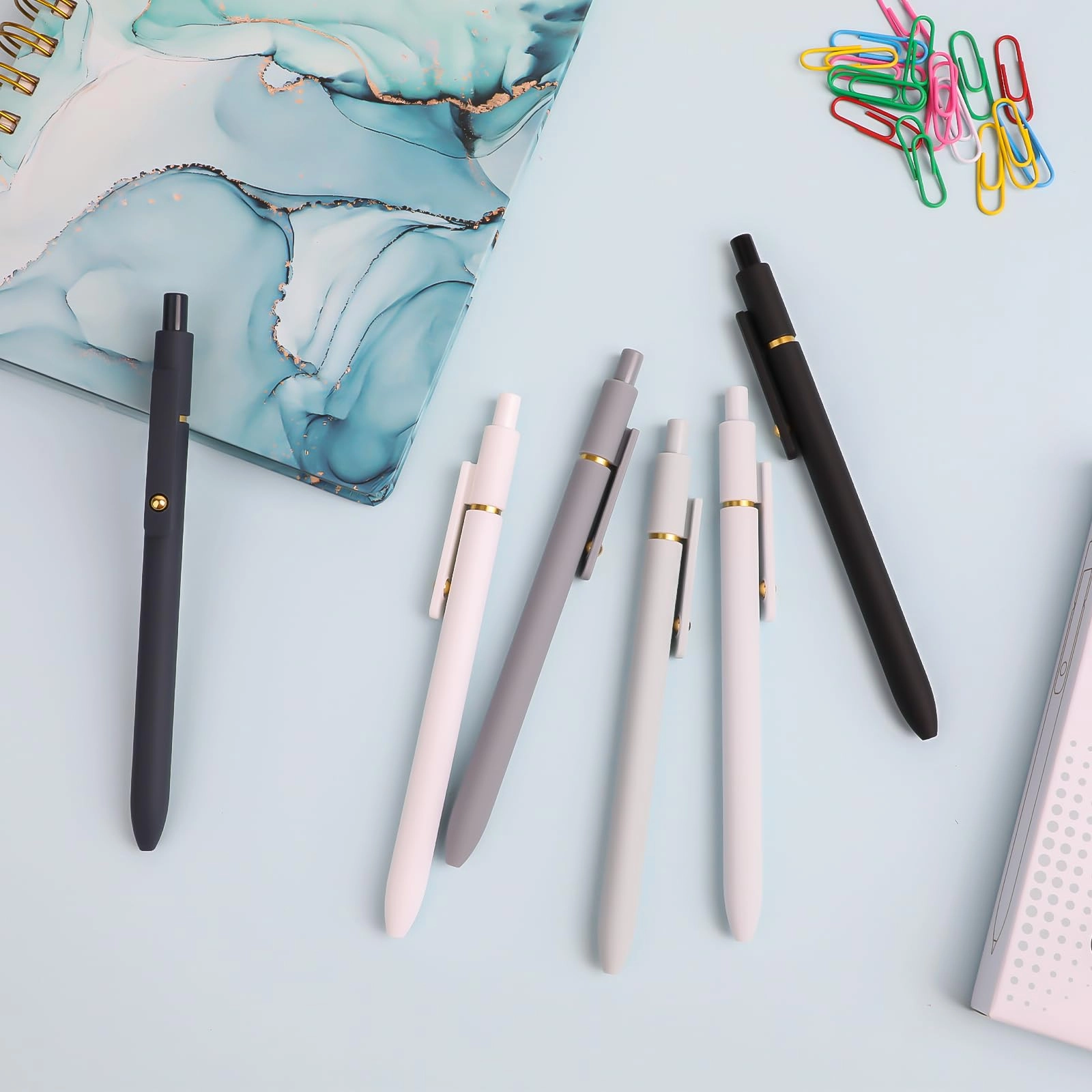 Gel Pens - 6 Pcs 0.5mm