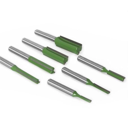 YTRRE Straight Router Bit Set - 6mm 7pcs