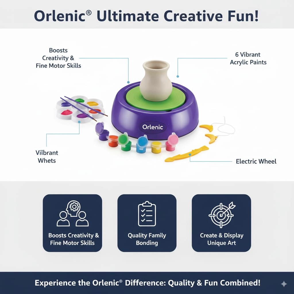 Battery Operated Pottery Wheel - 800 g