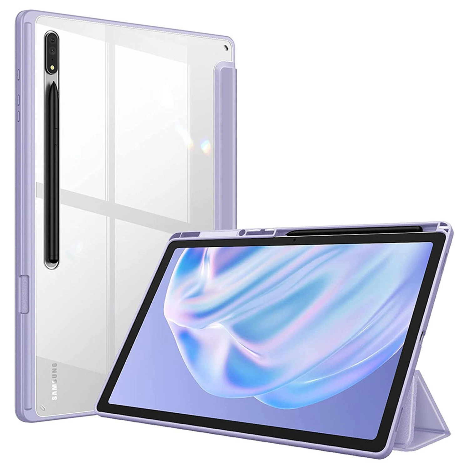 Magnetic Case with Screen Protector for Samsung Galaxy Tab S8 Ultra 14.6-inch
