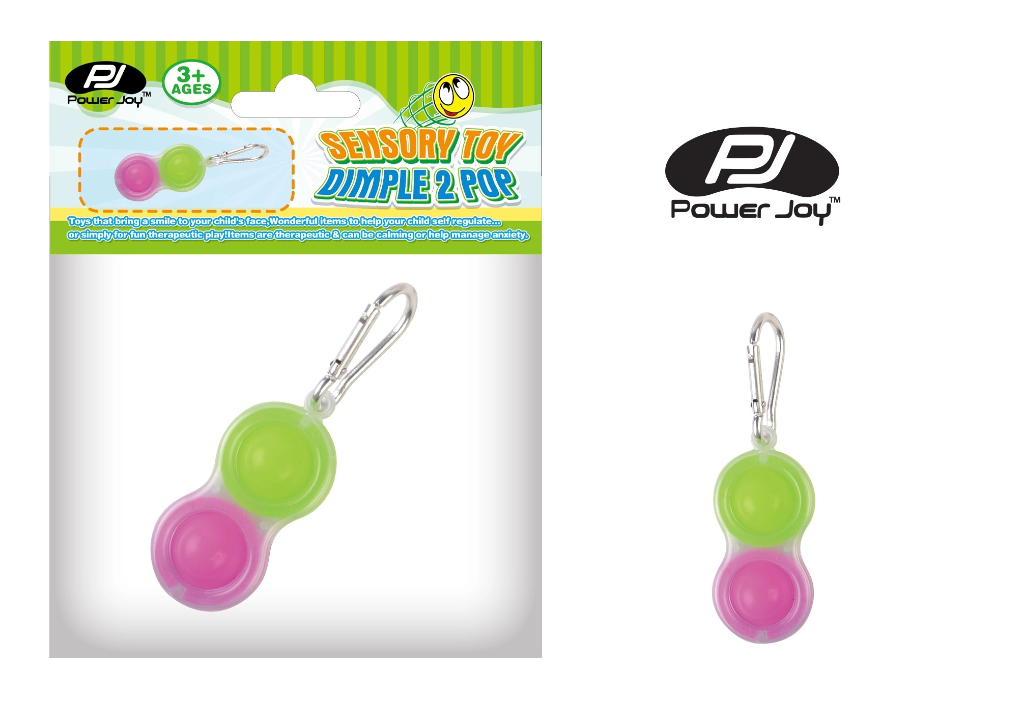 Dimple 2Pop Keychain - 3 +