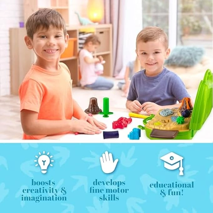 Dinosaur Play Dough Set - 30 Pack