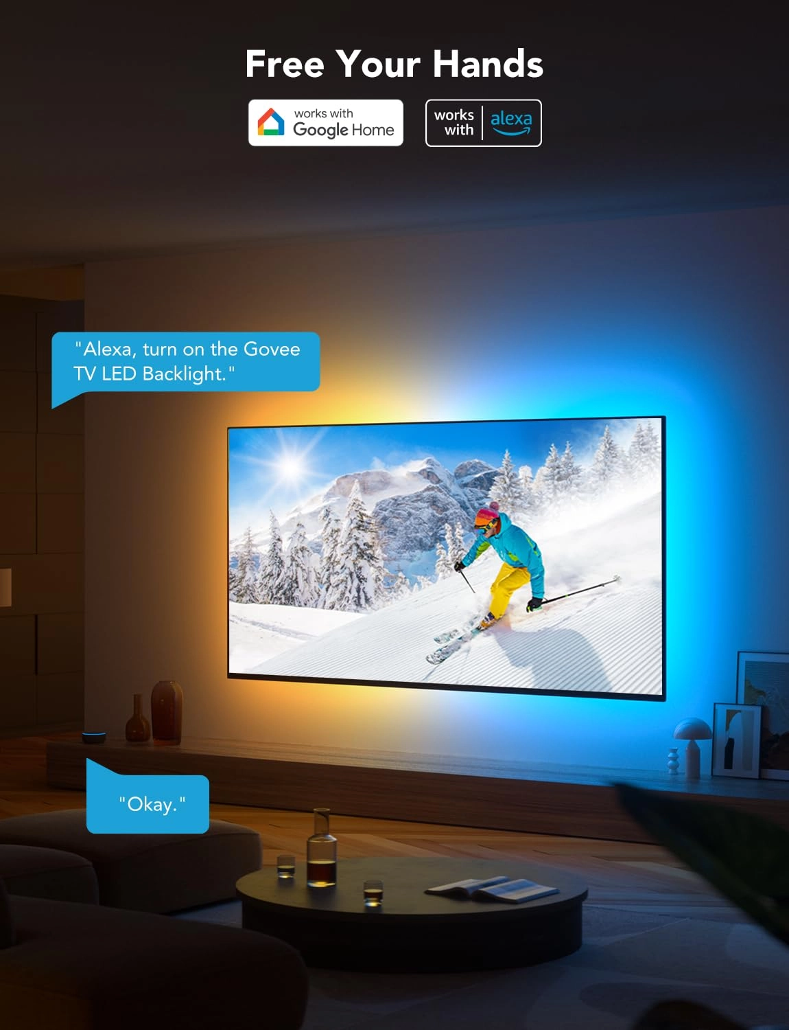 TV LED Backlight - 12.5 Feet