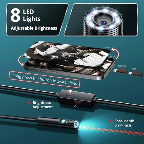 Borescope - 16.5FT 7.9MM