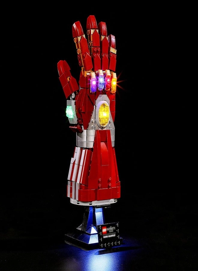 YEABRICKS LED Light for Lego 76223 Marvel Nano Gauntlet