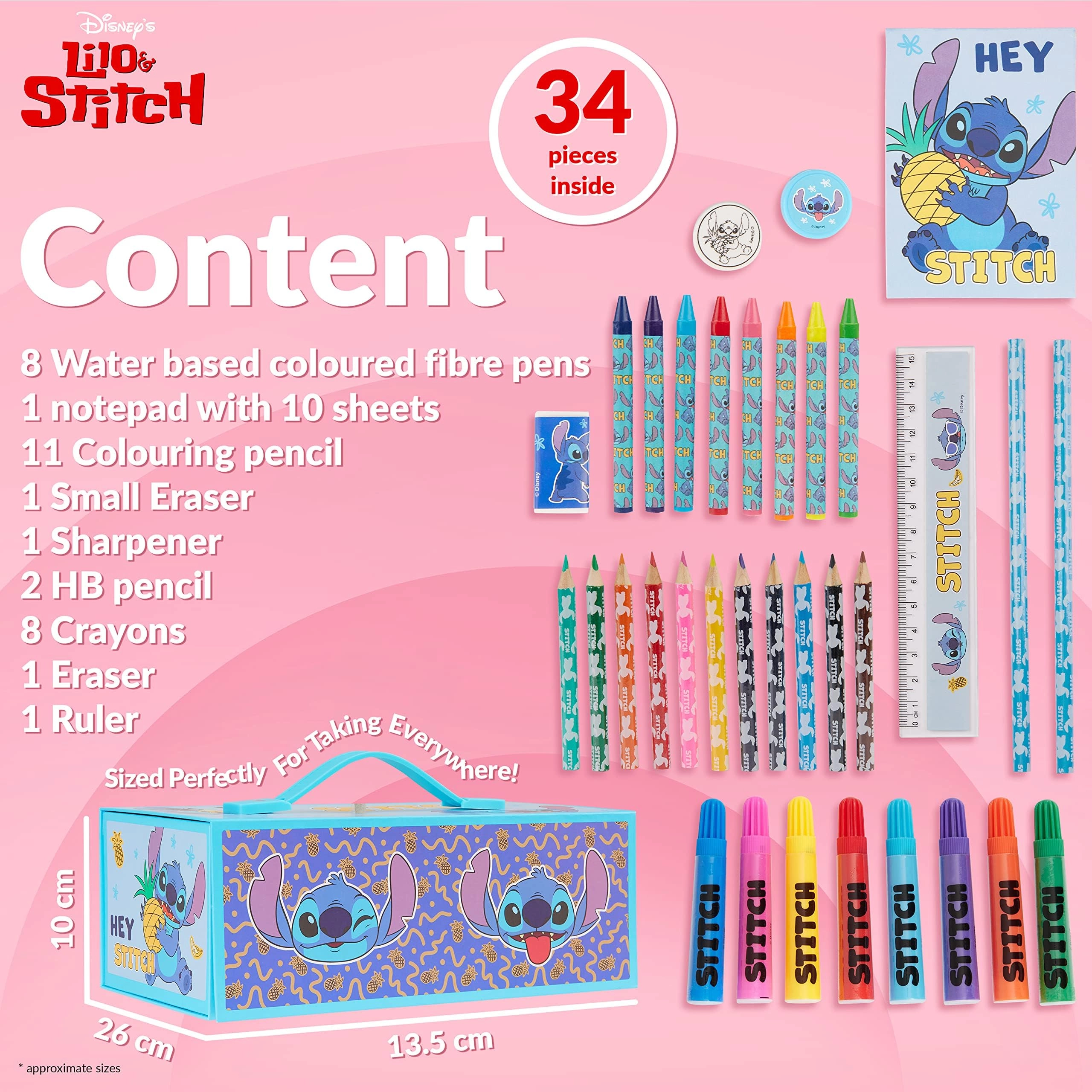 Art Set - 30 Plus Pcs Blue Stitch