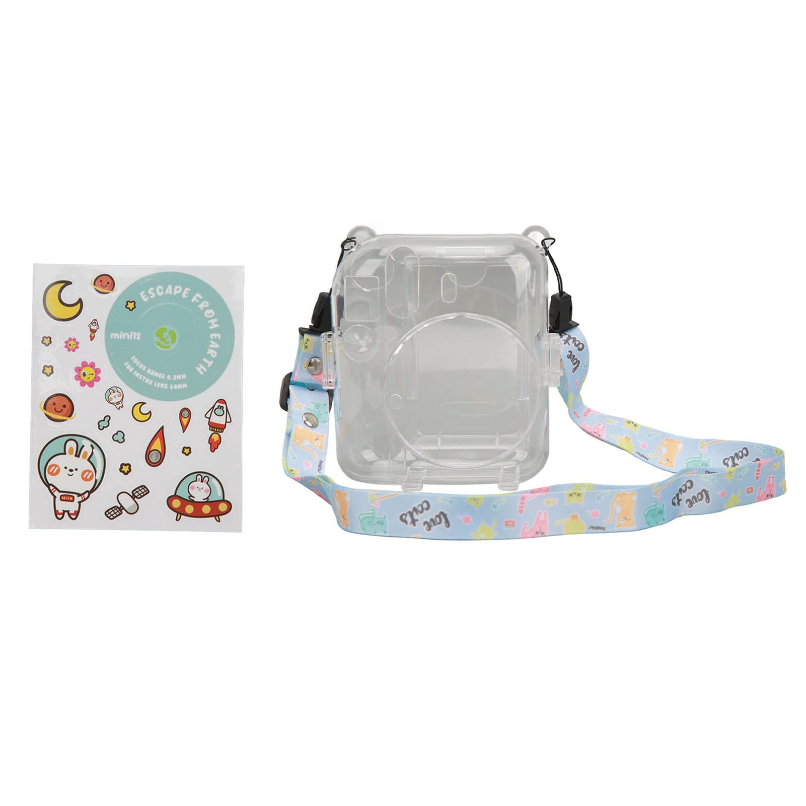 Instant camera case - Approx. 13x12x6cm For Mini12 camera