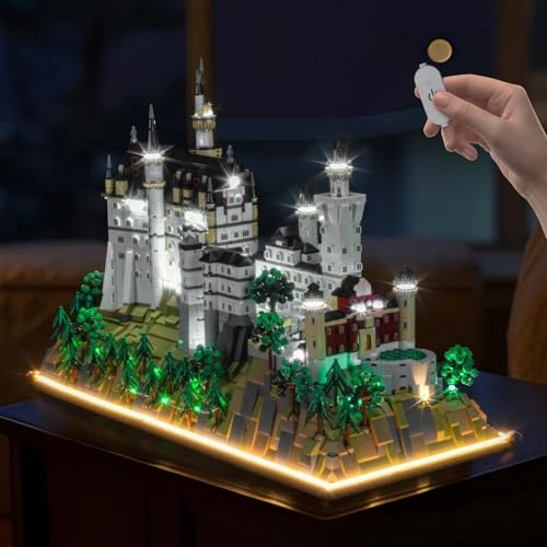 Brickshining LED Lighting Compatible with Lego Architecture Neuschwanstein Castle (21063)