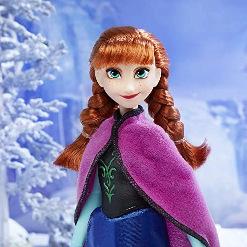 Anna Fashion Doll - Long Red Hair Outfit Inspired by Frozen 2 Ages 3+