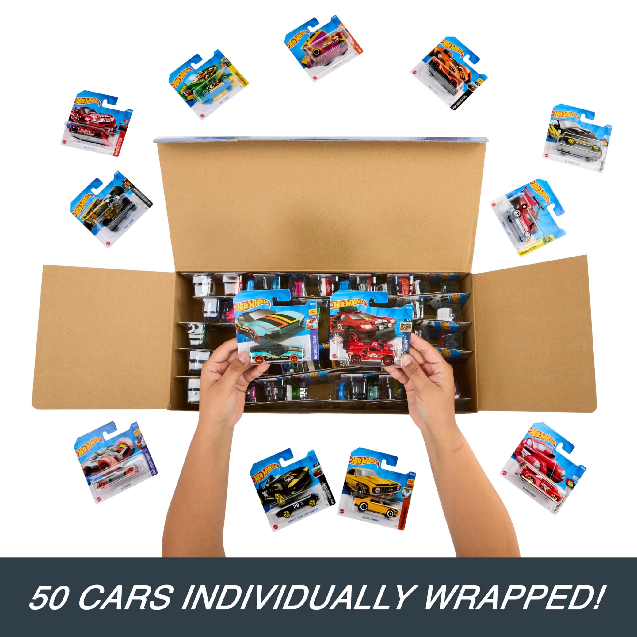 50-Car Pack - 1:64 50pcs Gift Pack