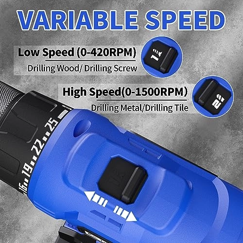 Cordless Drill Set - 2 Amp Hours 20 Volts