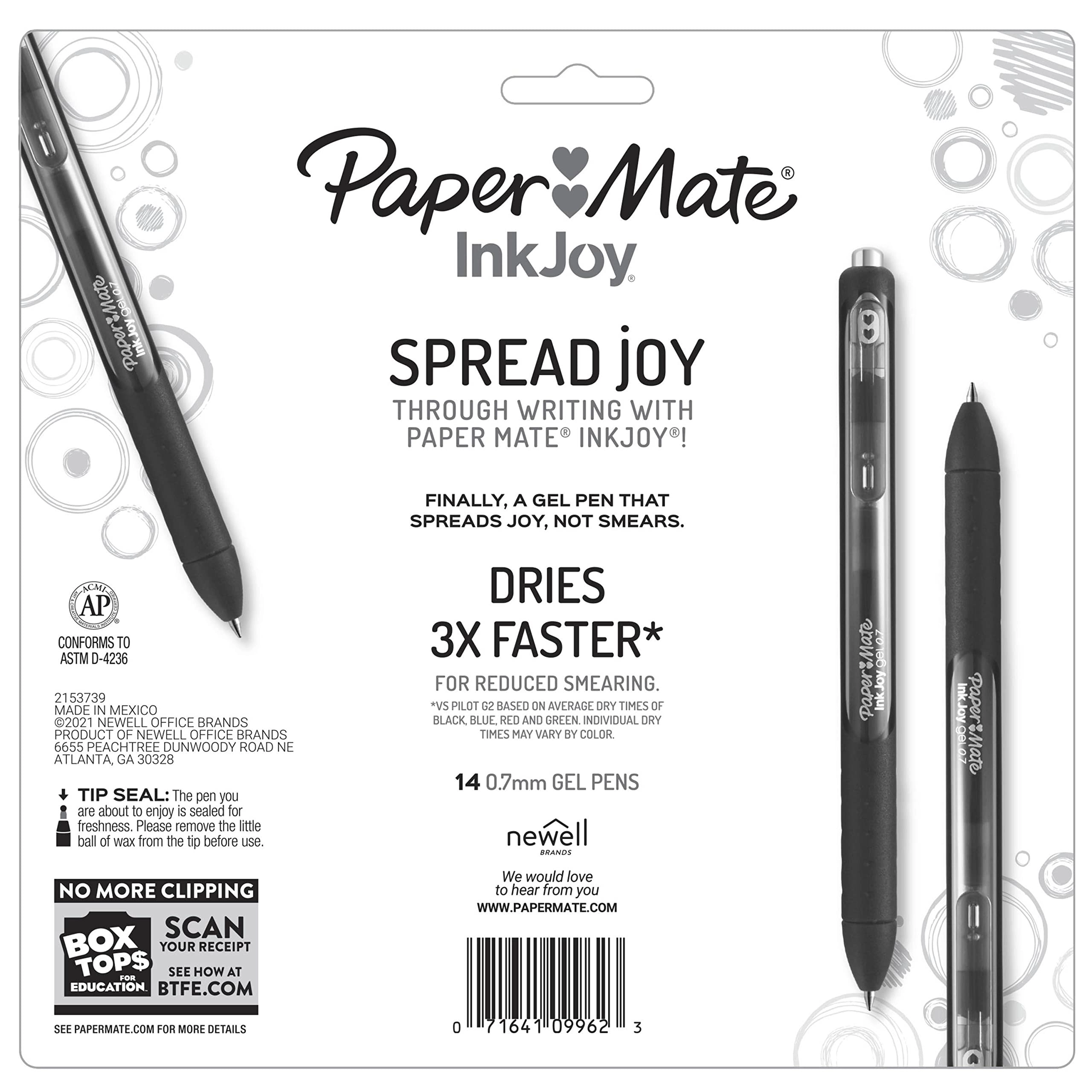 InkJoy Gel Pens - 14 Count 0.7mm