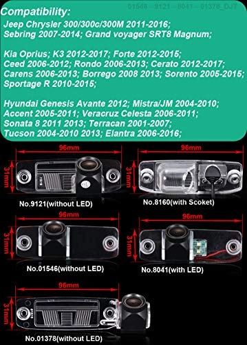 Car Boot Handle Reversing Camera - Night vision Wired 1280P