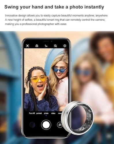 Smart Ring - 19MM Waterproof Health Tracker