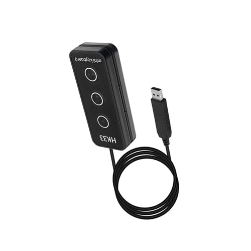 3 Key USB Programmable Keyboard - Wired
