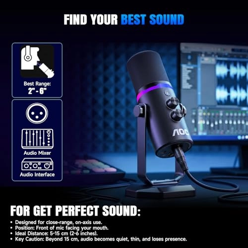 Dynamic Microphone USB+XLR Microphone