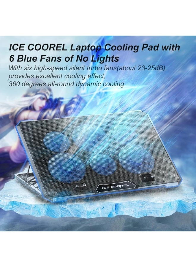 Laptop Cooling Pad - 6 fans 12-18 inch