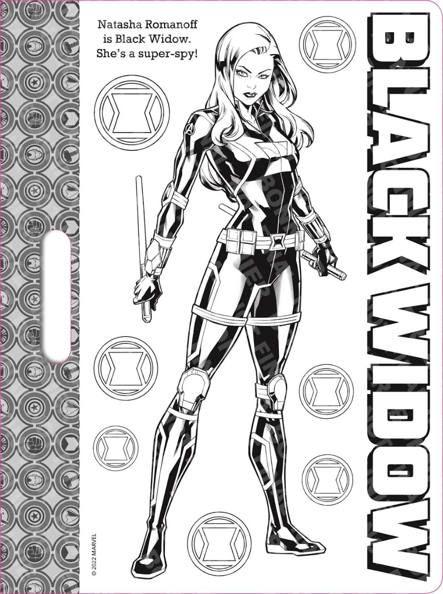 Marvel Avengers Giant Colour Me Pad - 3+ years