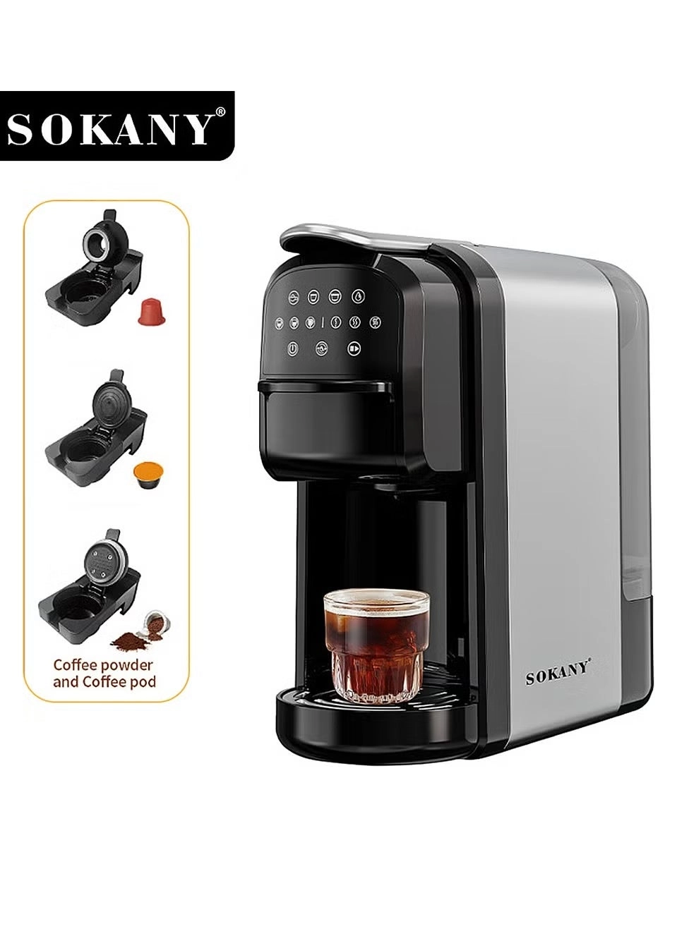 SOKANY SK-04031 - Milk Frother Capsule & Pod Compatible