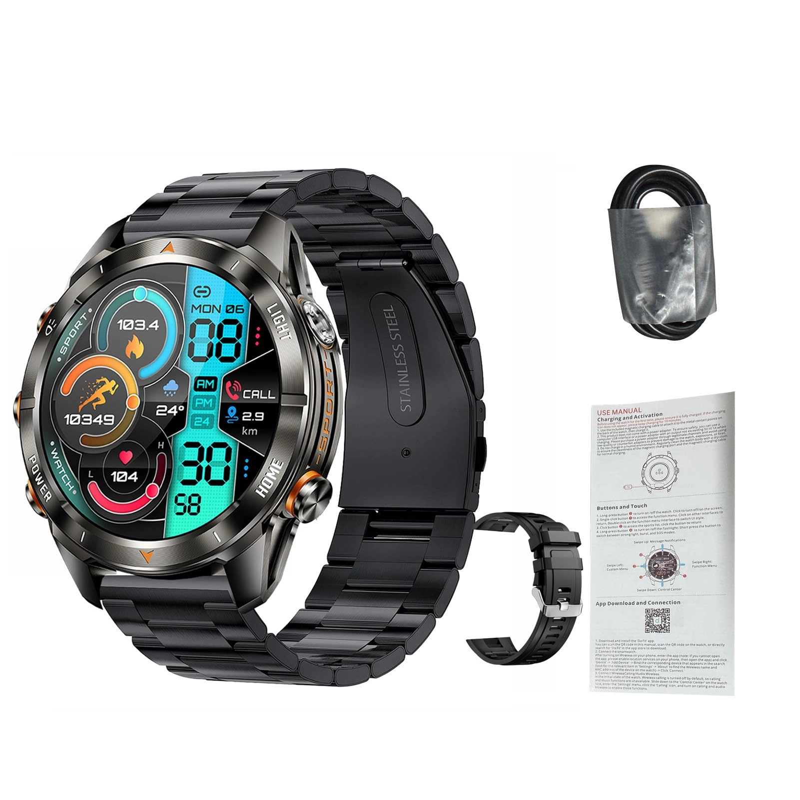 Annadue Outdoor Smartwatch - 1.46 Inch