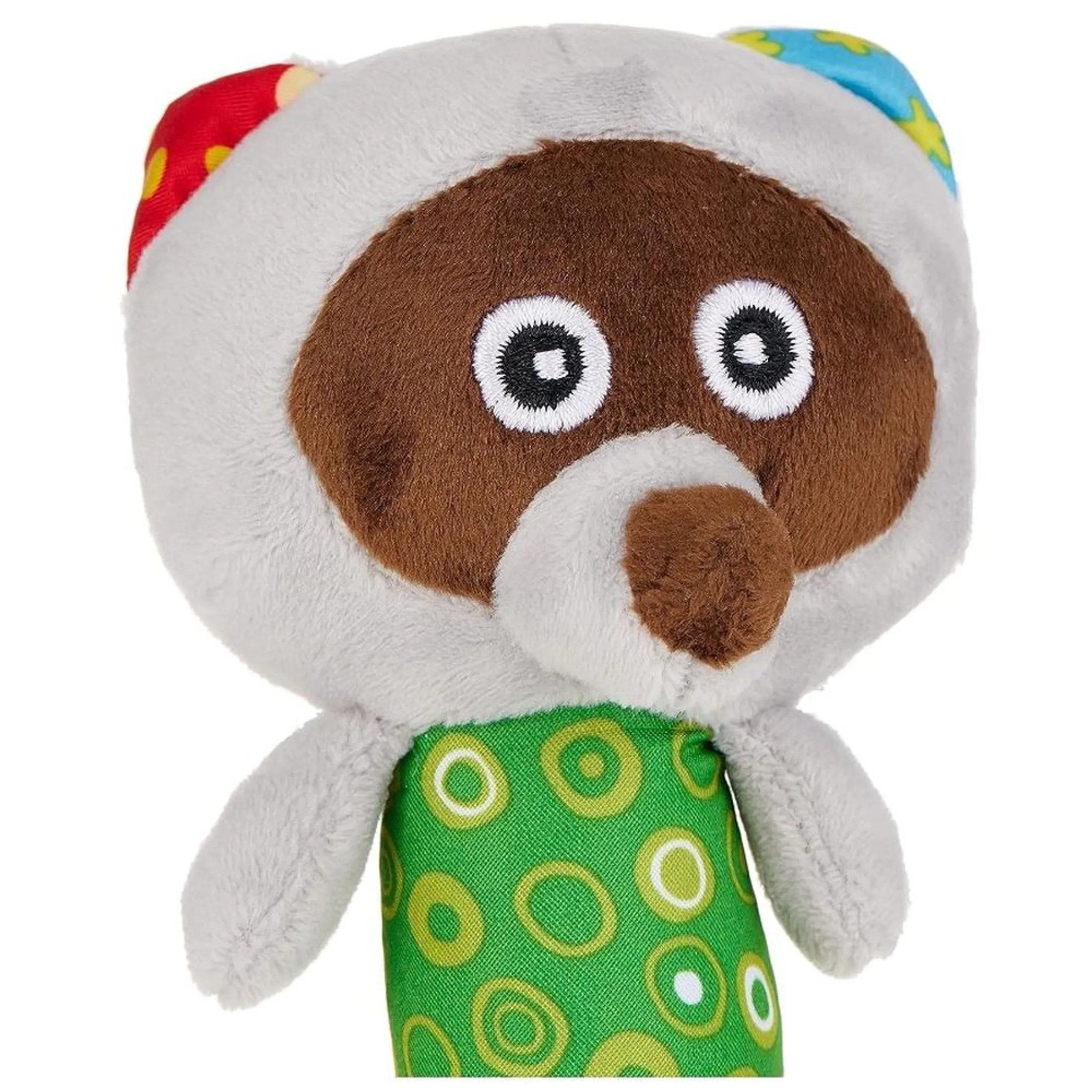 Baby Crib Soft Stuffed Pacifying Rattle Toy - Suitable for 3 months and above soft plush Bear