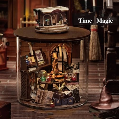 3D Wooden Puzzle Bookshelf Insert - Library of Books 1:24