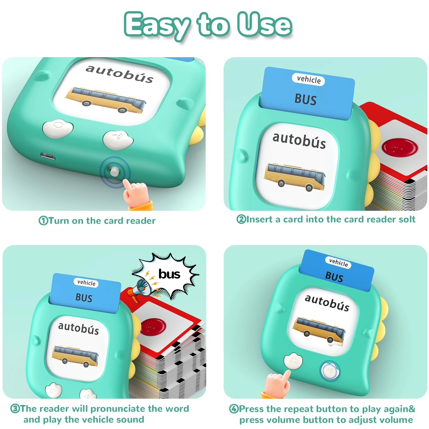 Talking Flash Cards - 2-6 280 pieces