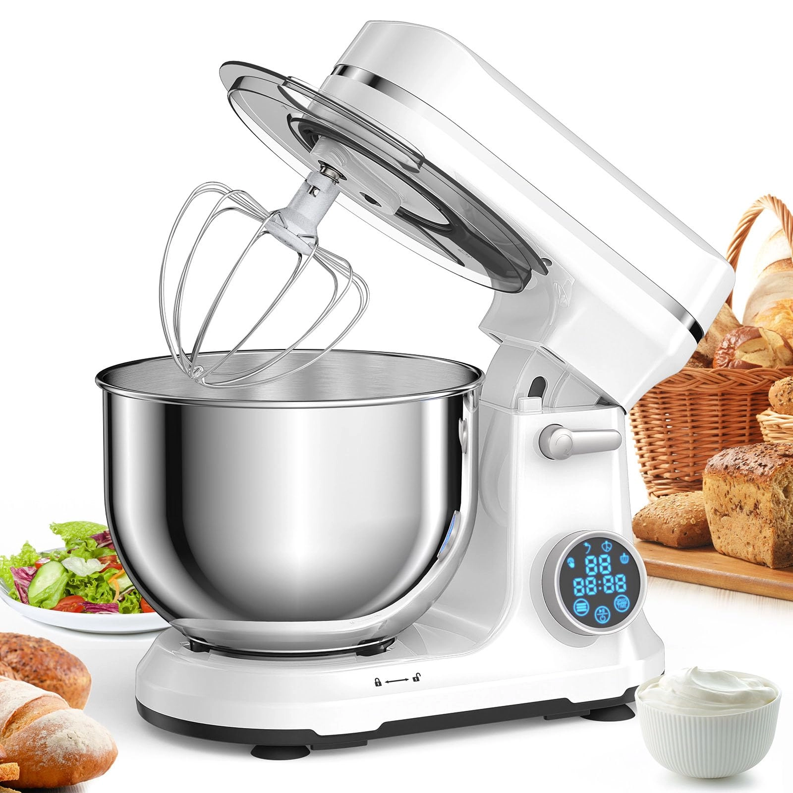 WUDLi Stand Mixer - 5L 1200W
