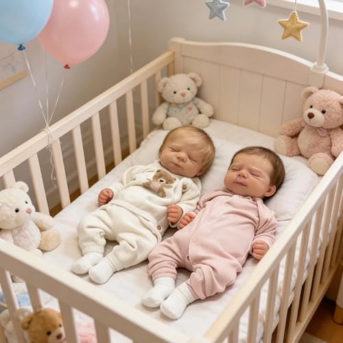 Pascale Reborn Baby Doll - 18 inch Vinyl Ages 3+ Bundle