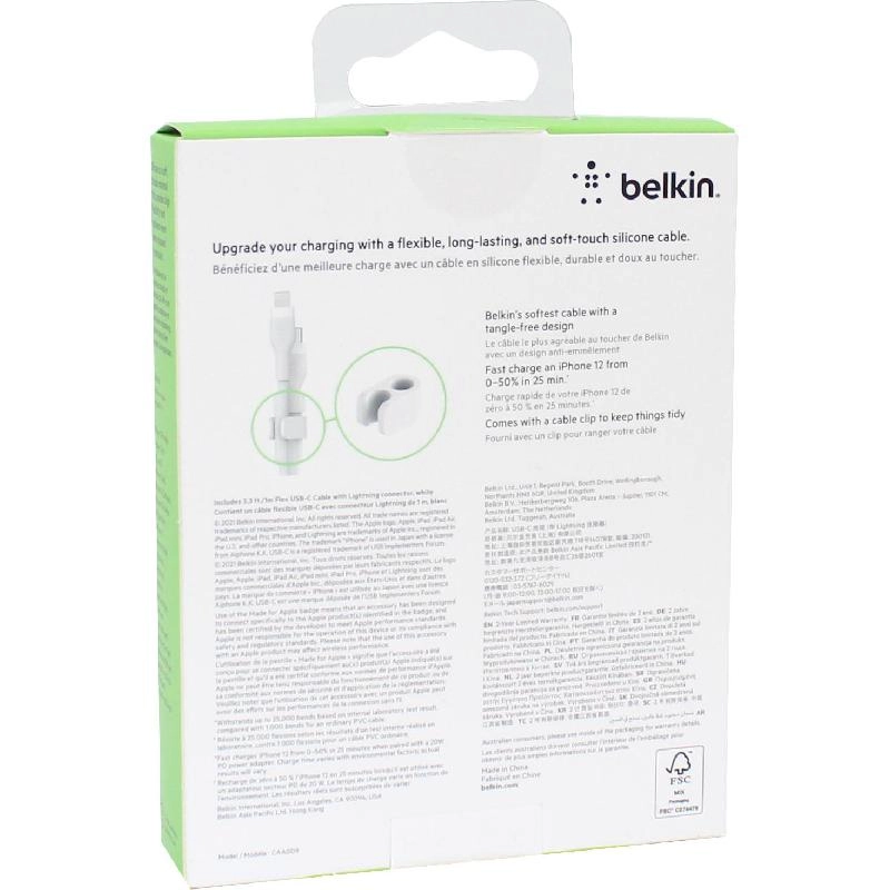 BoostCharge Flex Cable USB-C to Lightning 1m