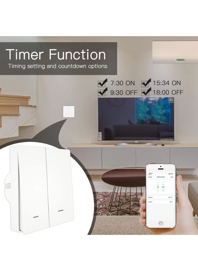 Smart WiFi Switch - 3 GANG Requires Neutral 100-240V AC