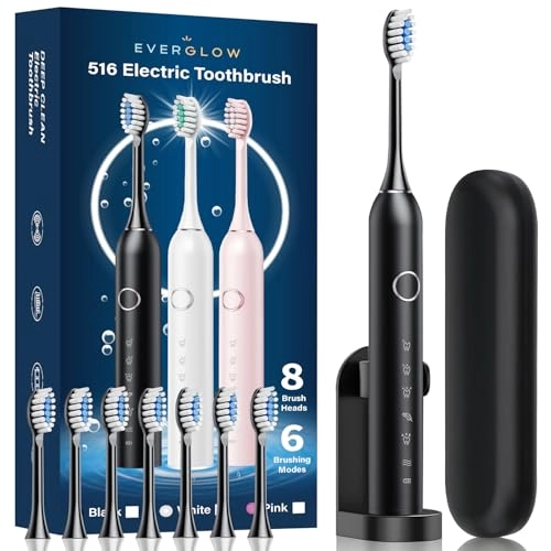 516 Electric Toothbrush - 8 Brush Heads 45-Day Use