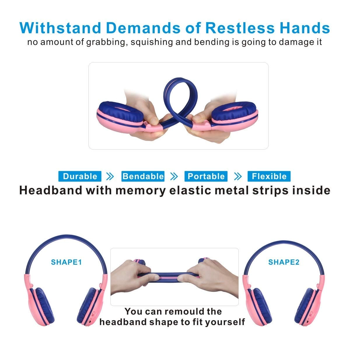 Wireless Bluetooth Kids Headphone Pack