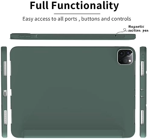 Pencil Magnetic Attachment Case with Auto Wake/Sleep for iPad Pro 11-inch (4th/3rd/2nd/1st generation)